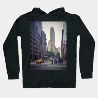 Skyscrapers Street People Garment District Manhattan NYC Hoodie